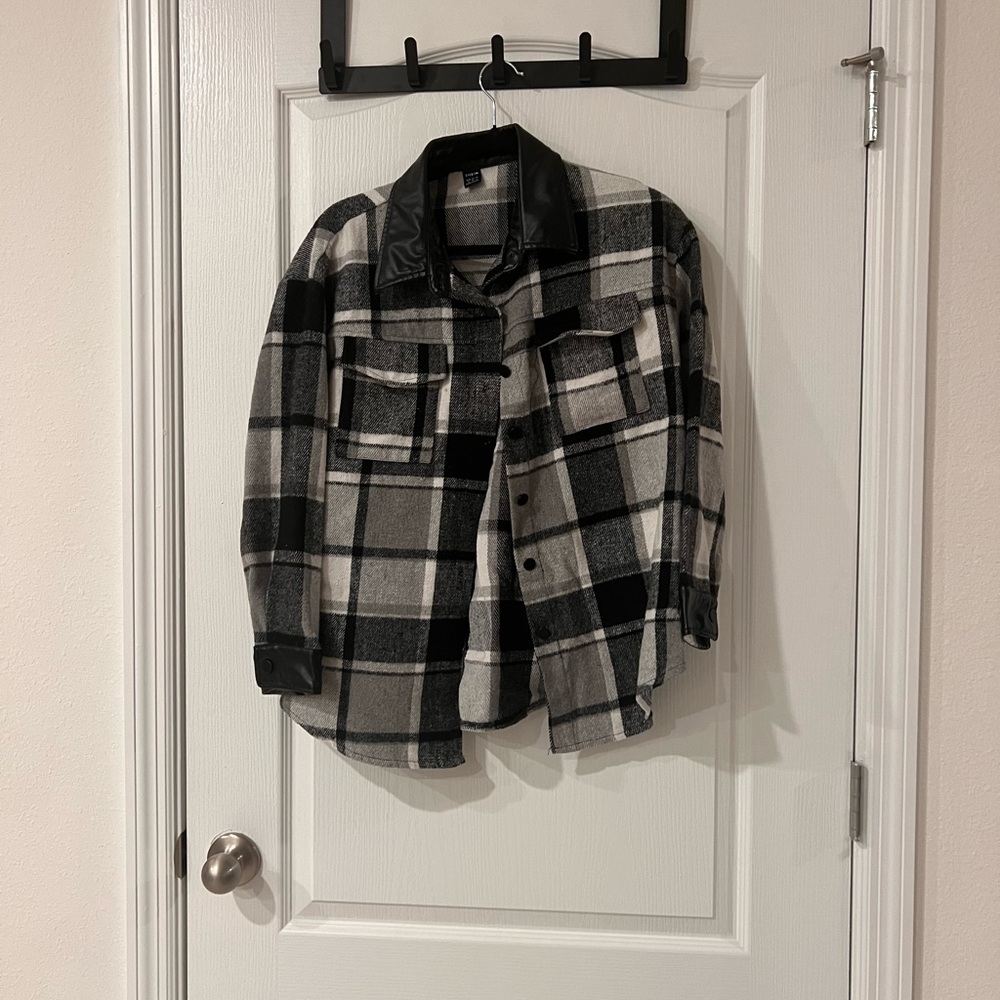Black and White Shacket